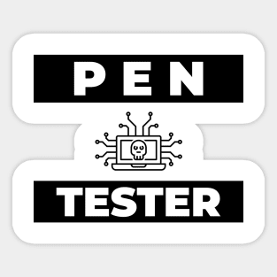 Cyber Security Pen Tester. Sticker